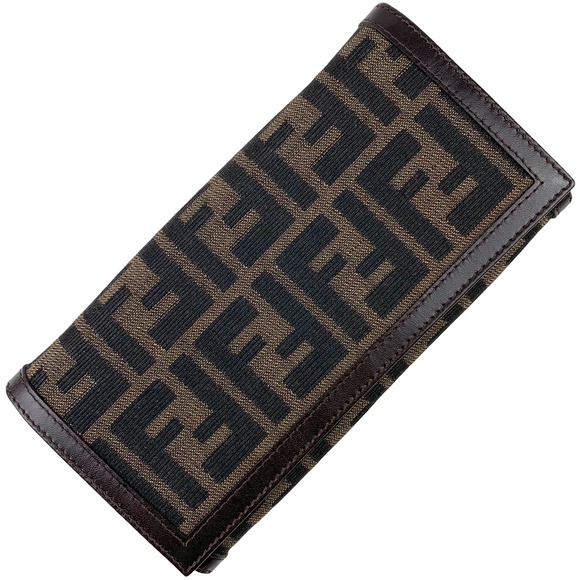 Fendi Handbags - FENDI Zucca Long Wallet